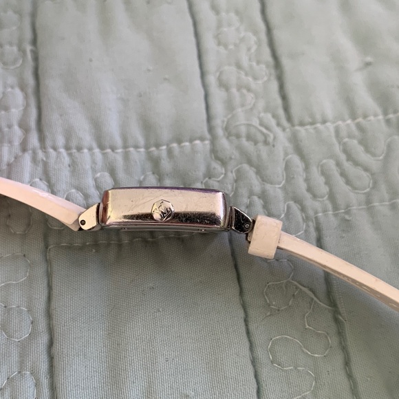 Louis Vuitton White Speedy Watch Working USED Authentic - Picture 14 of 15